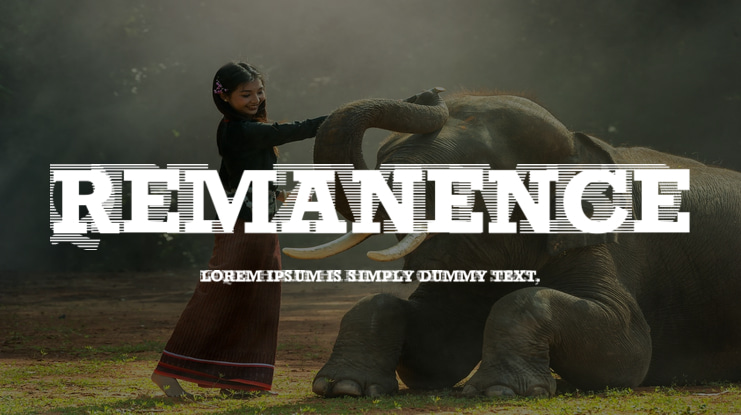 Remanence Font