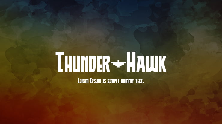 Thunder-Hawk Font Family