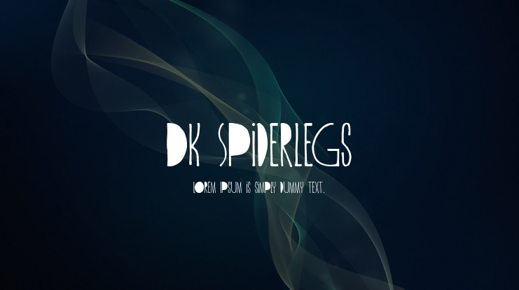DK Spiderlegs Font