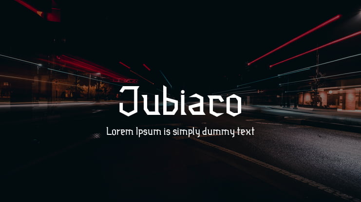 Jubiaco Font