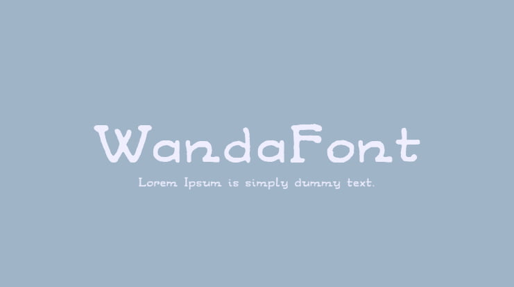 WandaFont Font