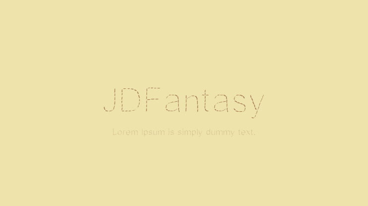 JDFantasy Font Family
