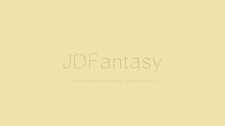 JDFantasy Font Family