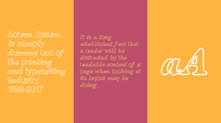 ContourDeLettres Font