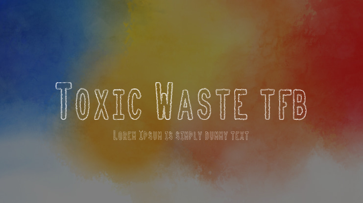 Toxic Waste tfb Font