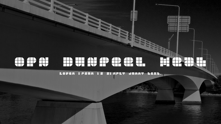 OPN DunPeel Heat Font Family