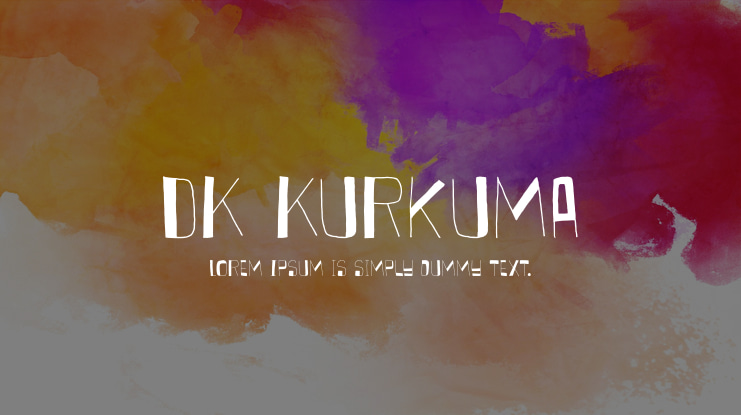 DK Kurkuma Font