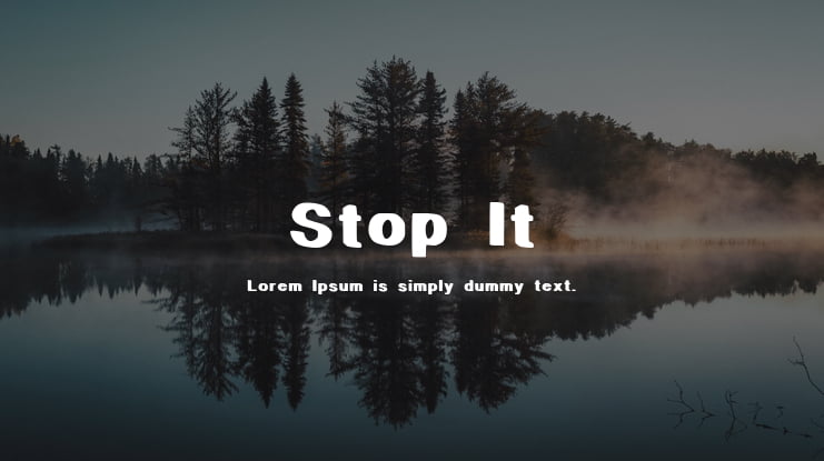 Stop It Font