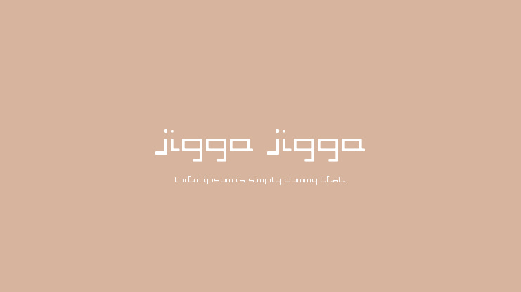Jigga Jigga Font