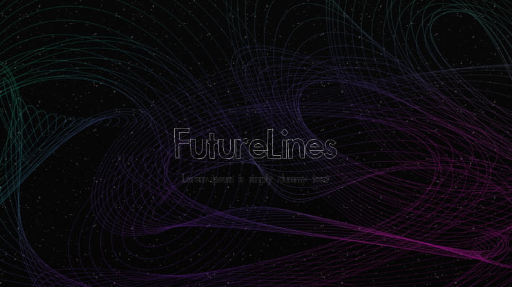 FutureLines Font