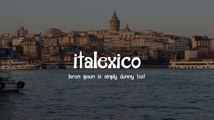 Italexico Font