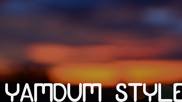 Yamdum style Font