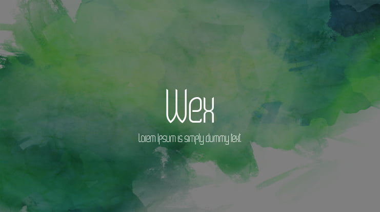 Wex Font