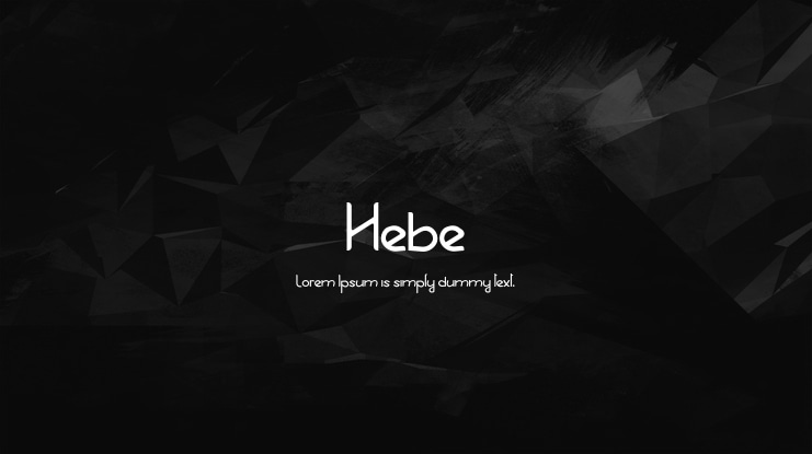 Hebe Font