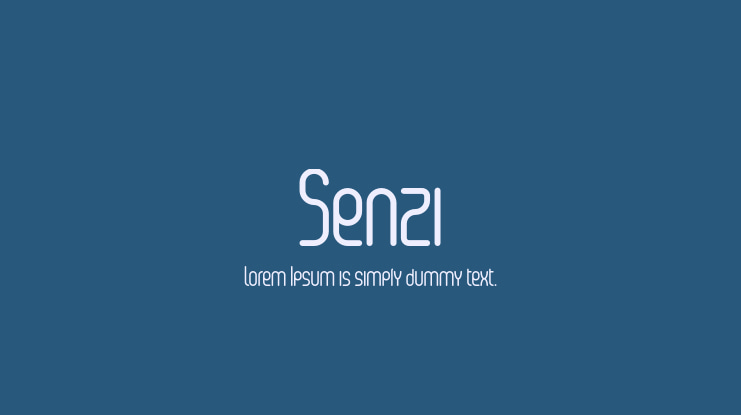 Senzi Font Family