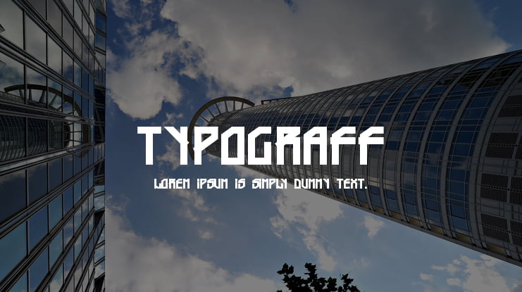 Typograff Font