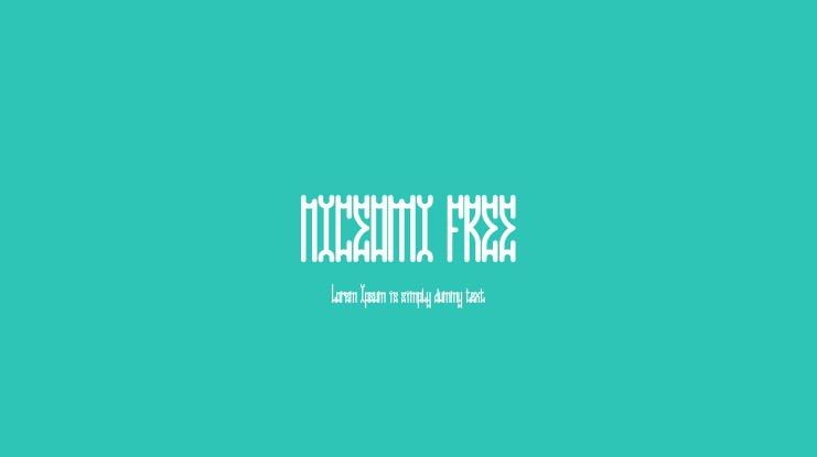 NICEOMI FREE Font