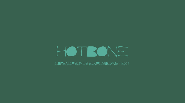HotBone Font