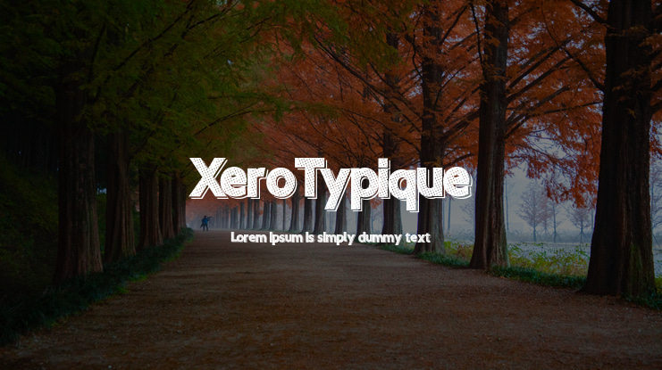 XeroTypique Font