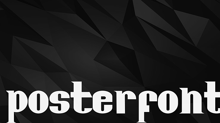 Posterfont Font