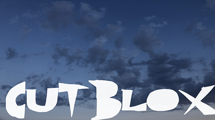 CutBlox Font