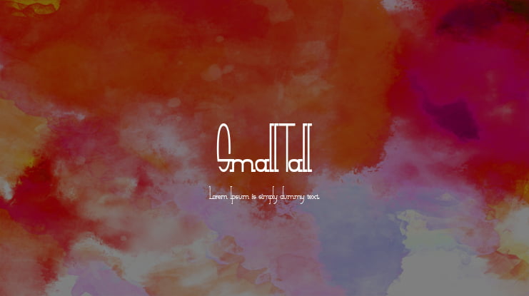 SmallTall Font