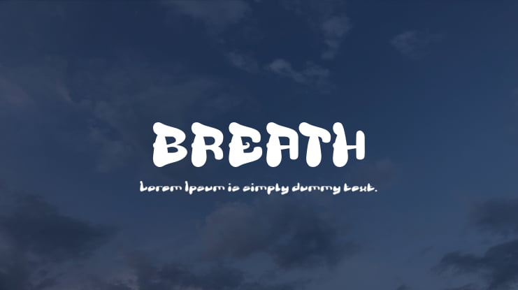 BREATH Font Family