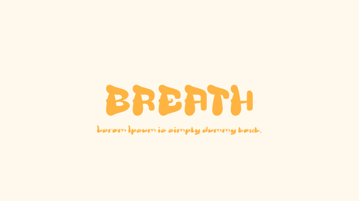 BREATH Font Family