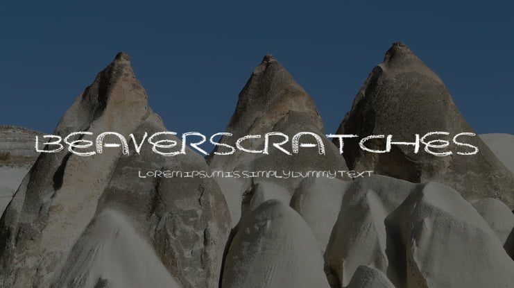 BeaverScratches Font