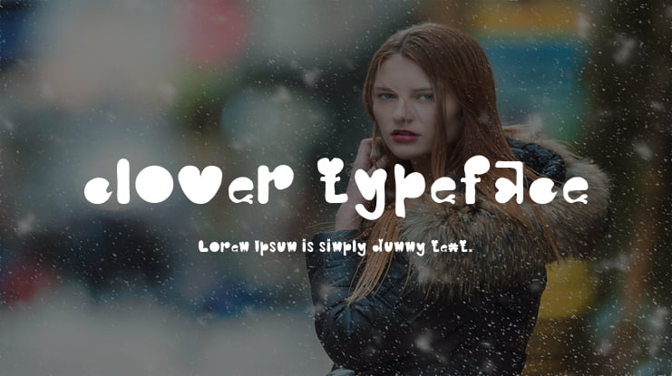 clover typeface Font