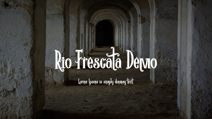 Rio Frescata Demo Font