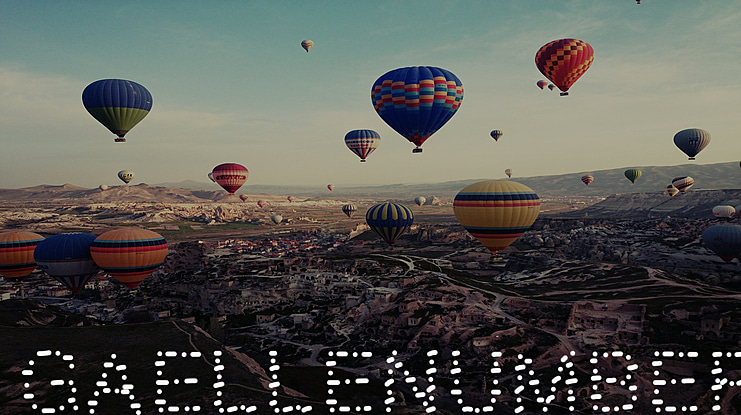 GAELLEnumber9 Font