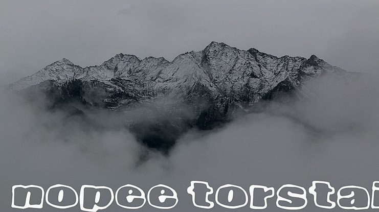 Nopee Torstai Font