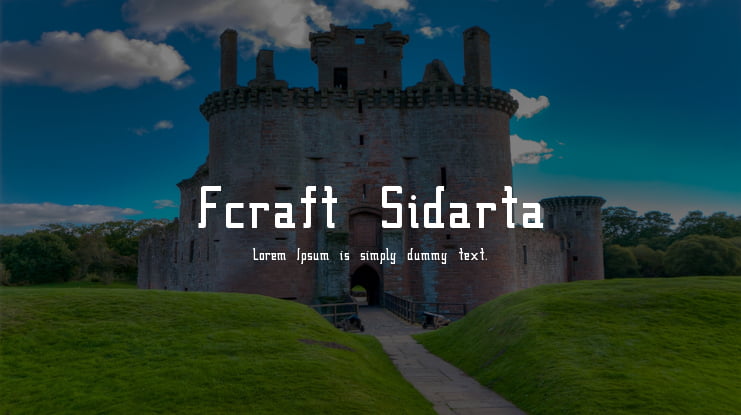 Fcraft Sidarta Font Family