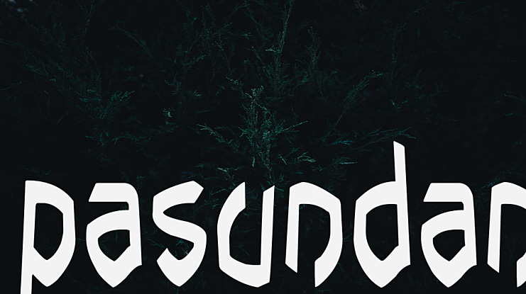 pasundan Font