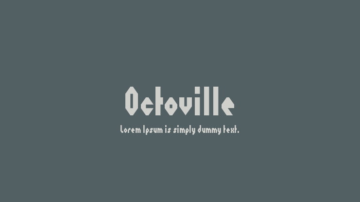 Octoville Font