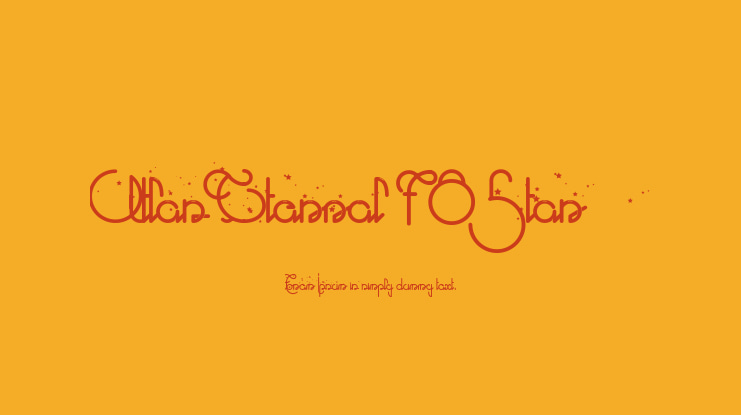 Atlas Eternal 78 Star Font Family