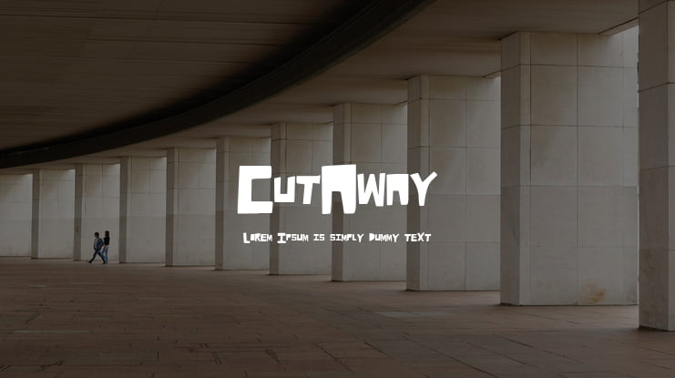 CutAway Font
