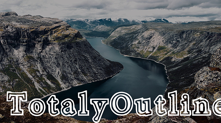 TotalyOutline Font