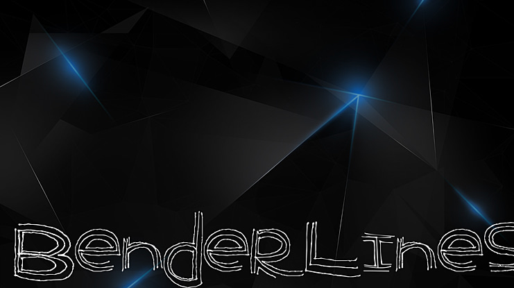 BenderLines Font