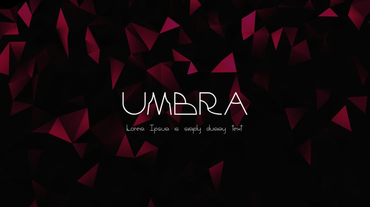 UMBRA Font Family
