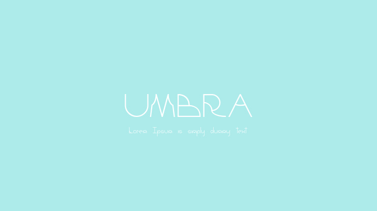 UMBRA Font Family