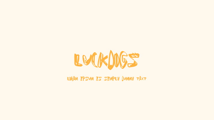 LuckDogs Font