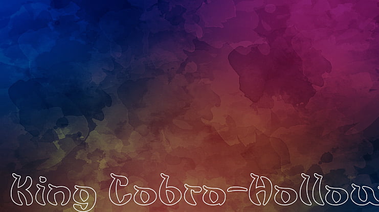 King Cobra-Hollow Font Family : Download Free for Desktop & Webfont