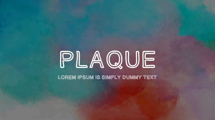 PLAQUE Font Family