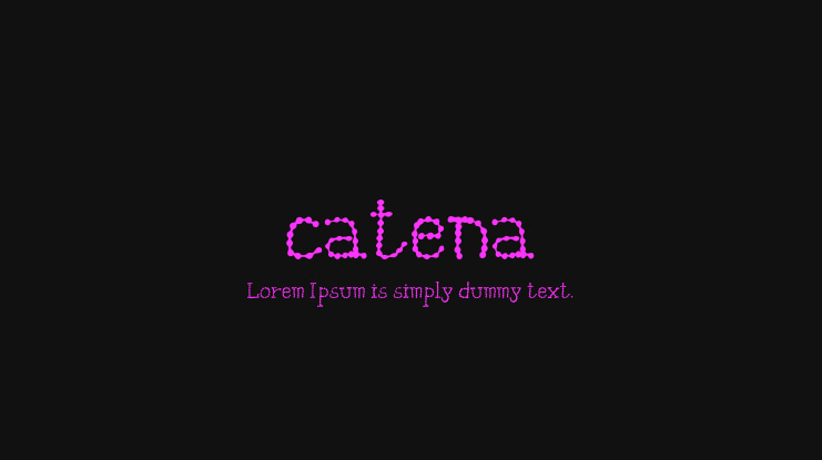 catena Font