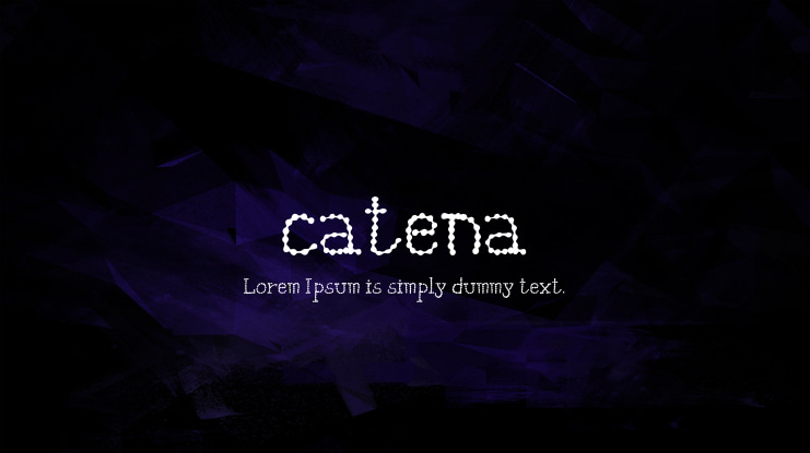 catena Font