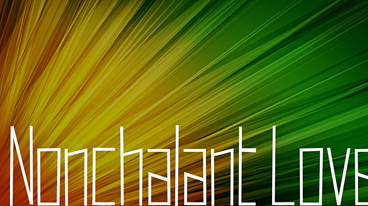 Nonchalant Love Font