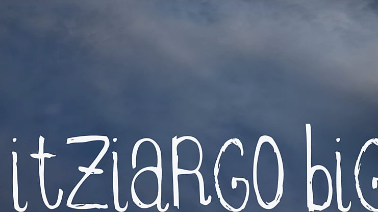 ITZIARGO BIG Font