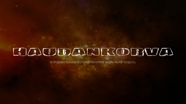 Haudankorva Font